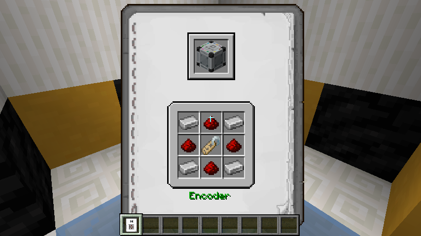 Secure recipe book GUI