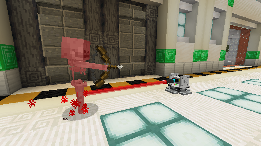 Defense turret attacking its target