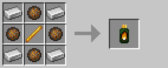 Recipe for the flamethrower upgrade